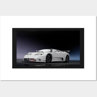 Bugatti EB110 GT Posters and Art